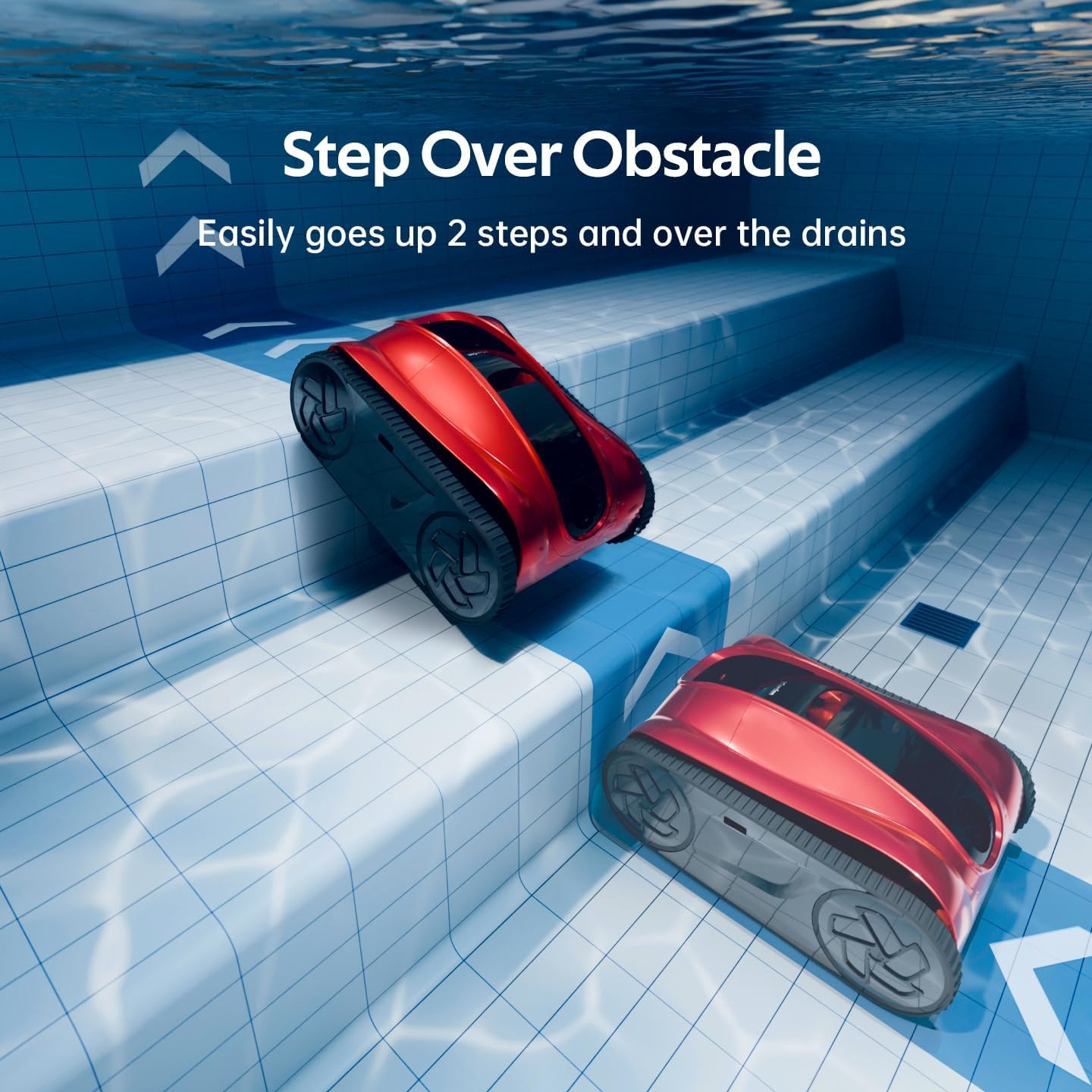 (2026 Upgrade) iGarden Pool Cleaner K Pro, 10H Runtime, Cordless Robotic Pool Vacuum for Inground Pools, 200% Turbo Suction, Smart Navigation, Touchscreen & APP, 4L Large Basket, Auto-Parking