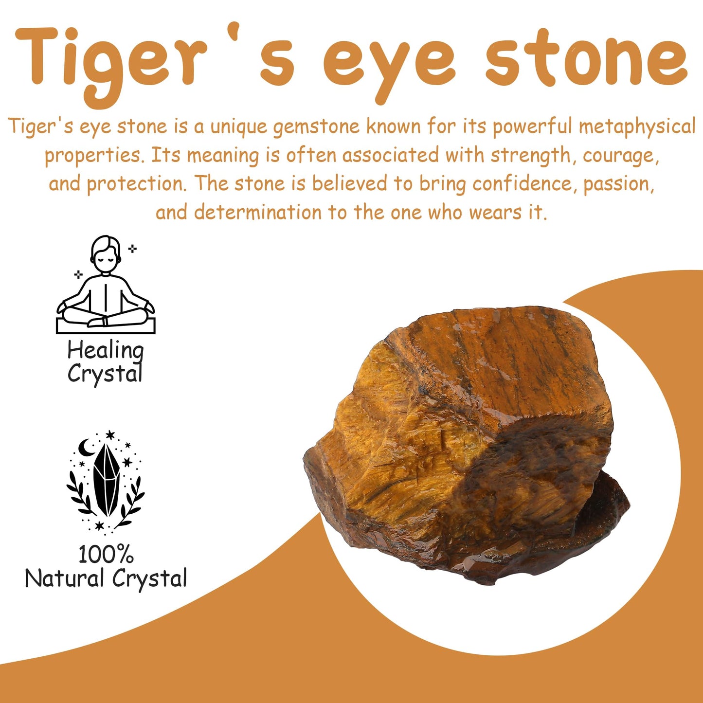 QINJIEJIE 2PCS Tiger Eye Natural Rough Healing Crystal 1.8-2.2'' Rocks Bulk Large Crystal Rocks Stones for Tumbling Cabbing Polishing Fountain Rocks DIY Decoration Handmade Gifts