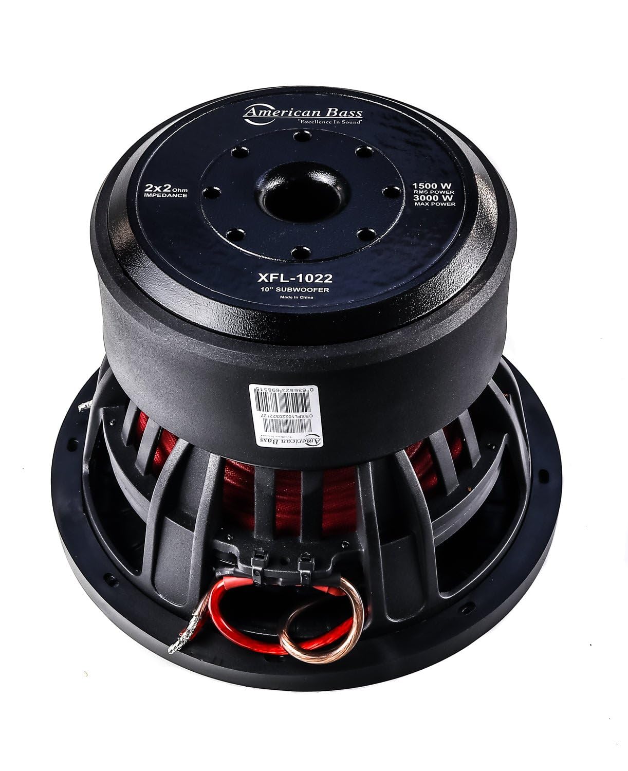 American Bass XFL 10" 4 Ohm 3000 Max Watts Car Subwoofer