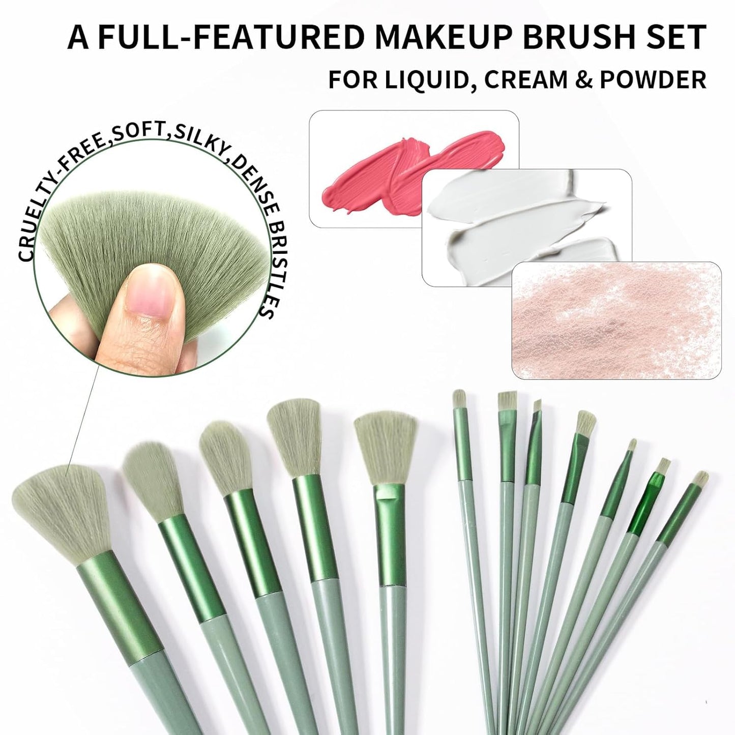 Makeup Set, Makeup Set for Women Full Kit, Eyeshadow Palette, Foundation Concealer CC Cream 3 in 1 Palette, Liquid Lipstick Eyebrow Pencil Eyeliner, Makeup Brush Sponges Makeup Bag