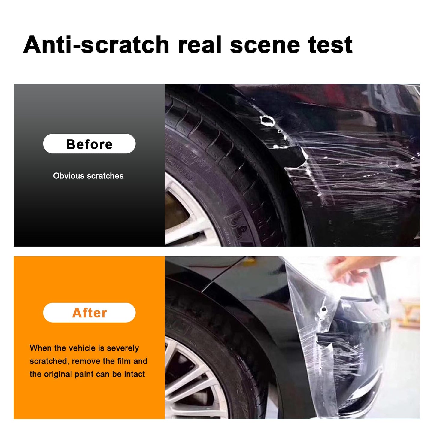 FDAIUN for Volkswagen ID.4 2021-2024 PPF Precut Gloss Clear Car Paint Protective Film Self Healing TPU HD Film Scratch Protector Exterior Accessories (Front Bars + Headlights 5Pcs)