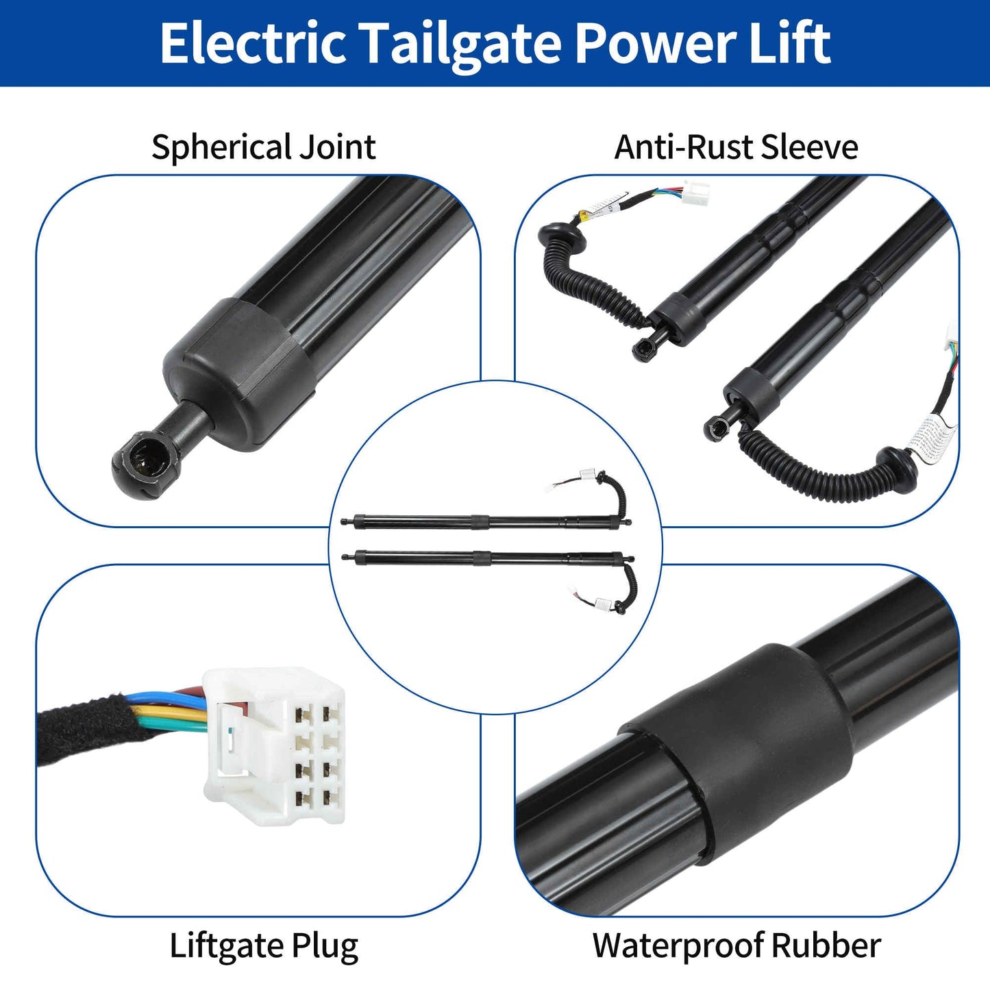ARISELIFT Rear Tailgate Power Lift Support Liftgate Hatch Shock Strut Electric Trunk Power Liftgate Actuator (for Mazda CX-5 17-21, 30.7"x6.3"x3.35")