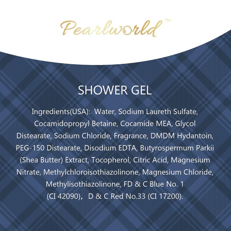 PEARLWORLD Bath Set with Ocean Scented Spa Gifts for Men, Christmas Birthday Self Skin Care Set for Men, Spa Gift Baskets for Him, 12Pcs Men's Spa Kit Gifts for Bath Spa