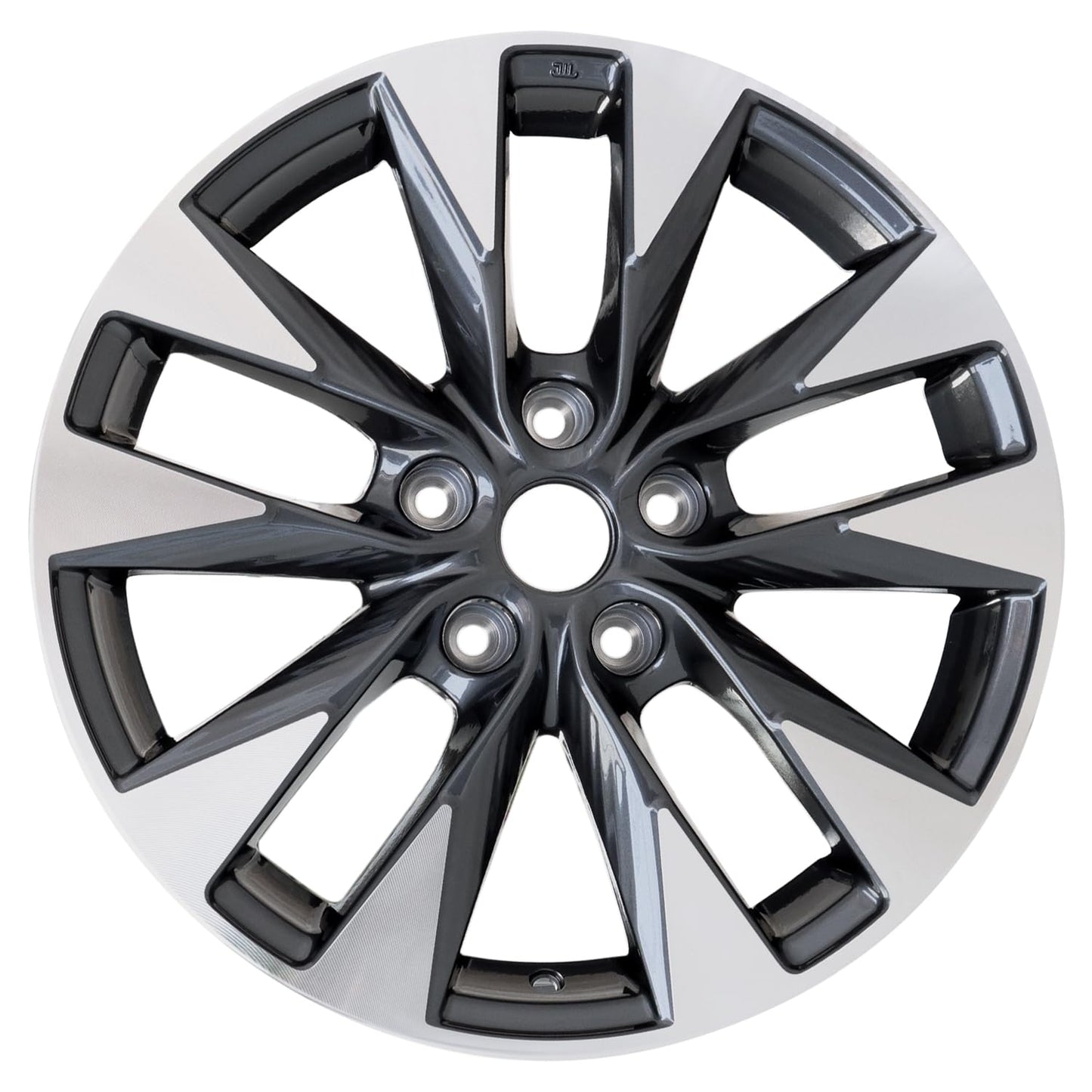 LUNEGUE 17" New 17x6.5" Aluminum Alloy Wheel Rim Fits for Nissan Sentra 2016 2017 2018 2019 Factory Wheel Replacement, ALY62730U35N, Direct Fit, OEM Design Replacement Rim