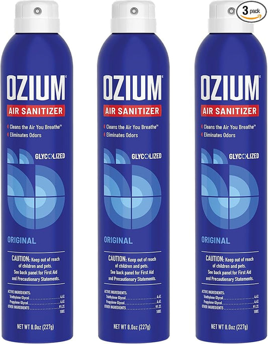 OziumÂ® 8 Oz. Air Sanitizer & Odor Eliminator for Homes, Cars, Offices and More, Original Scent - 3 Pack