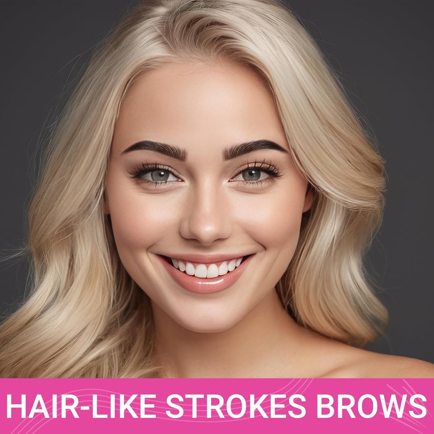 iMethod Eyebrow Pen - Eyebrow Pencil Magical 2-in-1 Eye Brow Pencils for Women with 4-Fork-Tip & Precise Brush-Tip for Natural Hair-Like Brows, Last All-Day, with Eyebrow Spoolie Brush, Light Brown