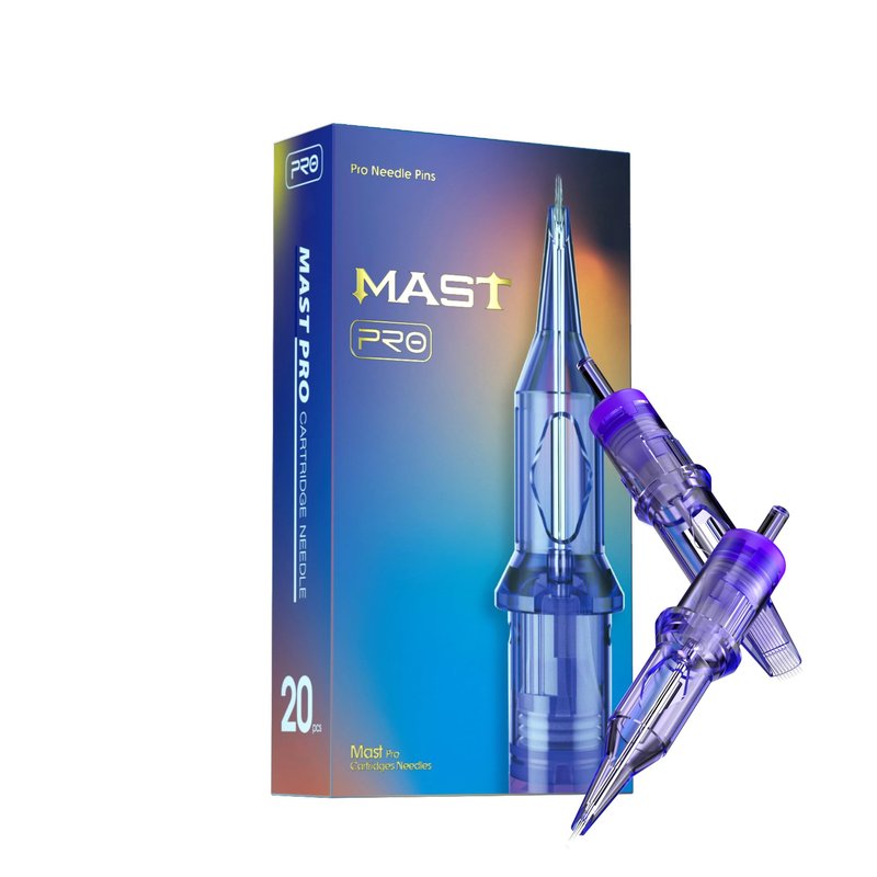 Mast Pro Tattoo Cartridges 20Pcs Disposable Needles Bugpin Round Liner 1009RL