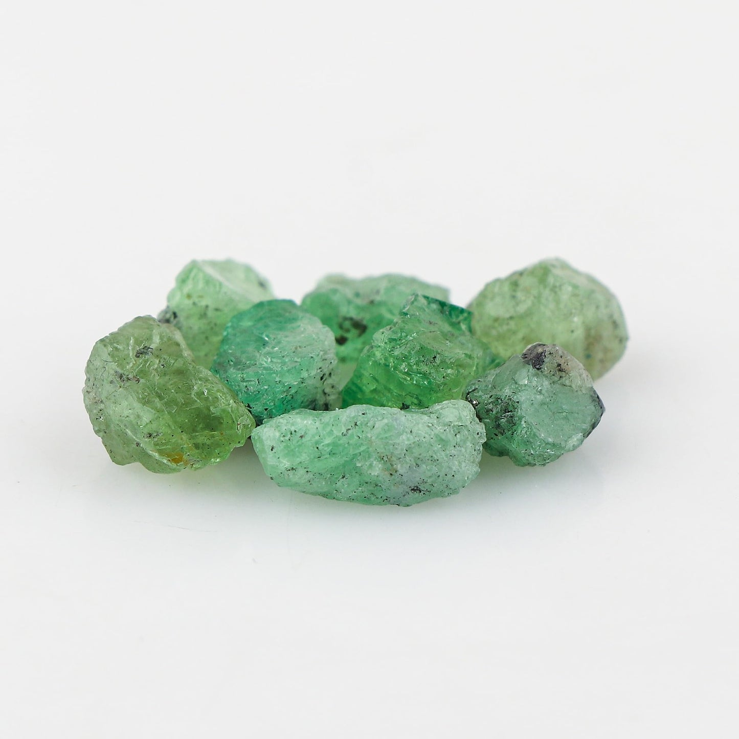 CRYSTALIS 25 carats Natural Tsavorite Garnet, Loose Gemstone, Wholesale Bulk Rough, Jewelry Making Supply, Chakra & Healing Raw Stones, Wire Wrapping, DIY, Gem Collection, 5-10mm