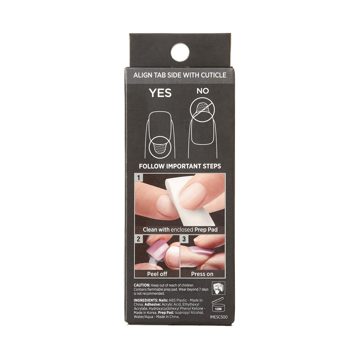 Kiss Impress Press-On Manicure Premium Collection Fake Nails - Sweet Life, Purple Jelly Squiggle, Short & Square, Easy To Apply, Super Hold, Chip Proof, Smudge Proof, No Dry Time, Durable | 30 Count