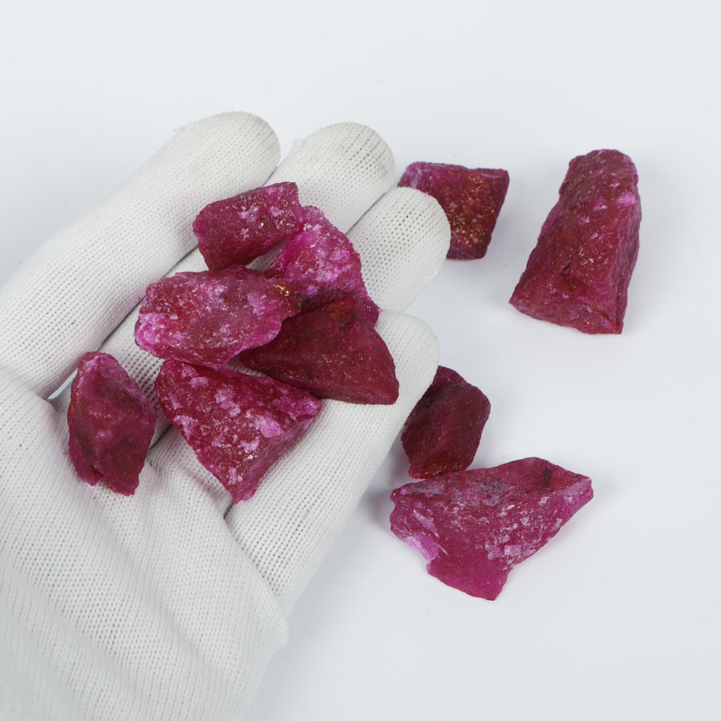 REAL-GEMS Natural Red Ruby Rough Gemstone 30 Carat Approx Raw Uncut Stone For Jewelry Making And Collectors