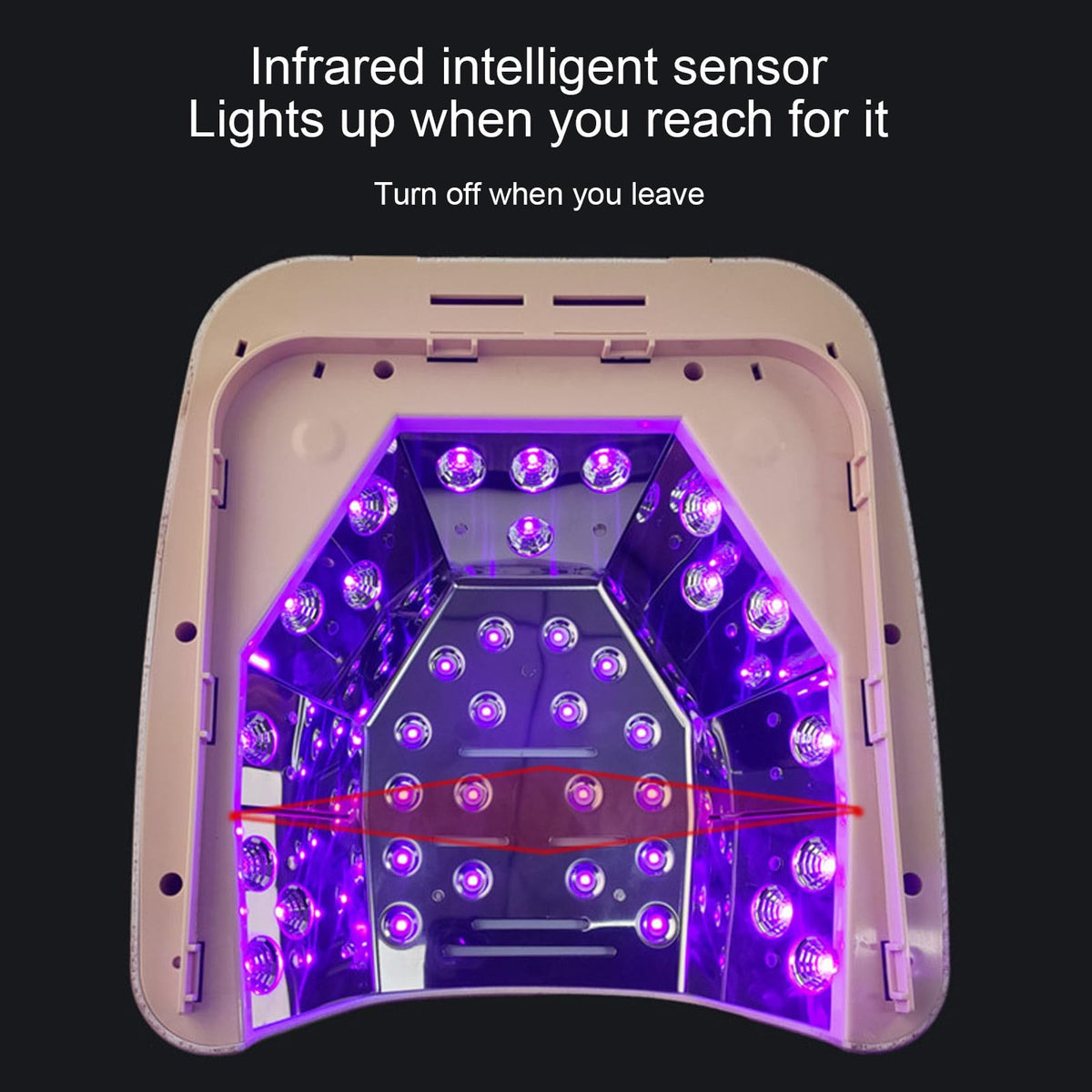 U V LED Nail Lamp Gel Light with 4 Timers Nail Dryer for Gel Polish Nail Light 36Pcs Lamp Beads and Automatic Sensorg for Salon and Home