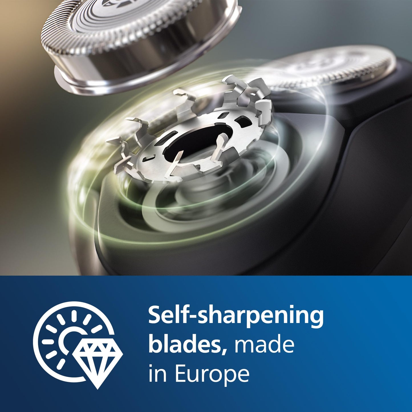 Philips Norelco SH30/52 Genuine Shaving Heads, Compatible with Philips Shavers Series 1000, 2000, 3000 and 5000, Powerful Performance, Self-Sharpening, 3 Pieces, Model SH30/52