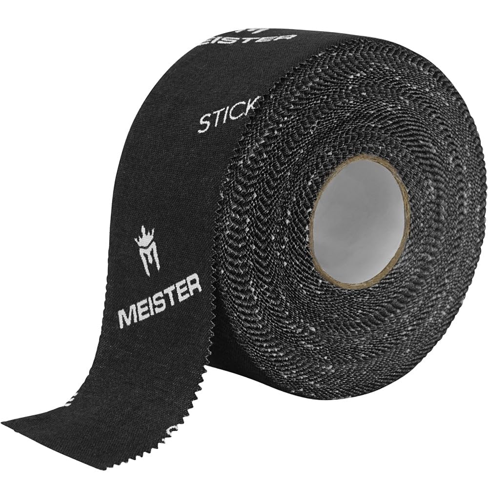 Meister StickElite Professional Porous Athletic Tape - 15yd x 1.5" - Black - 1 Roll"
