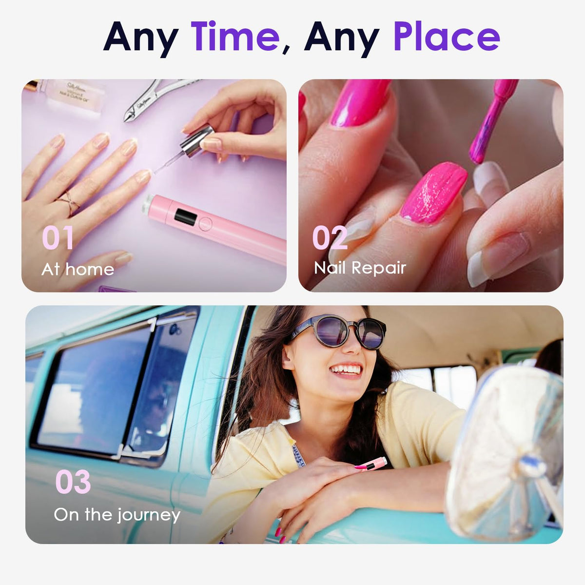 Mini UV Light for Nails,Pink Portable Small Handheld UV Light for Gel Nails,Cordless Rechargeable Flash Cure Lamp,Squish Pen Gel Lamp with Stand for Home/Manicure/Salon,Nail Supplies/Tools/Accessories