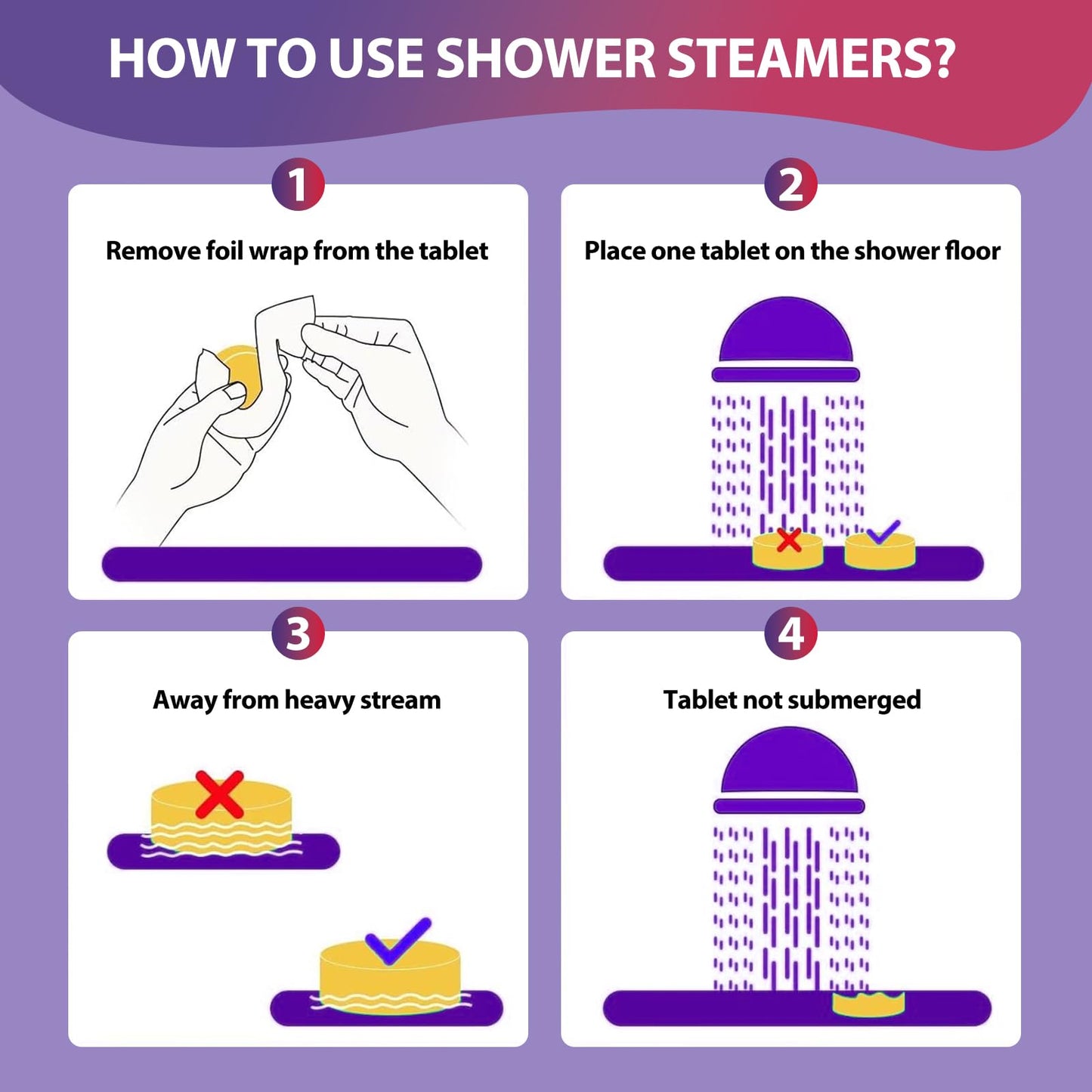 Shower Steamers Aromatherapy - 12 Pack Shower Bomes with Essential Oils, Birthday Gifts for Men Women, Mothers Day Gifts for Mom Wife Grandma from Daughter Son, Relaxation Self Care Gift for Women