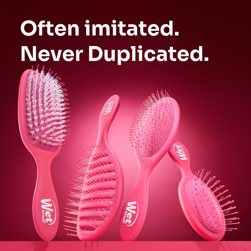 Wet Brush Speed Dry Hair Brush - Sky Blue - Vented Design and Ultra Soft HeatFlex Bristles Are Blow Dry Safe With Ergonomic Handle Manages Tangle and Uncontrollable Hair - Pain-Free