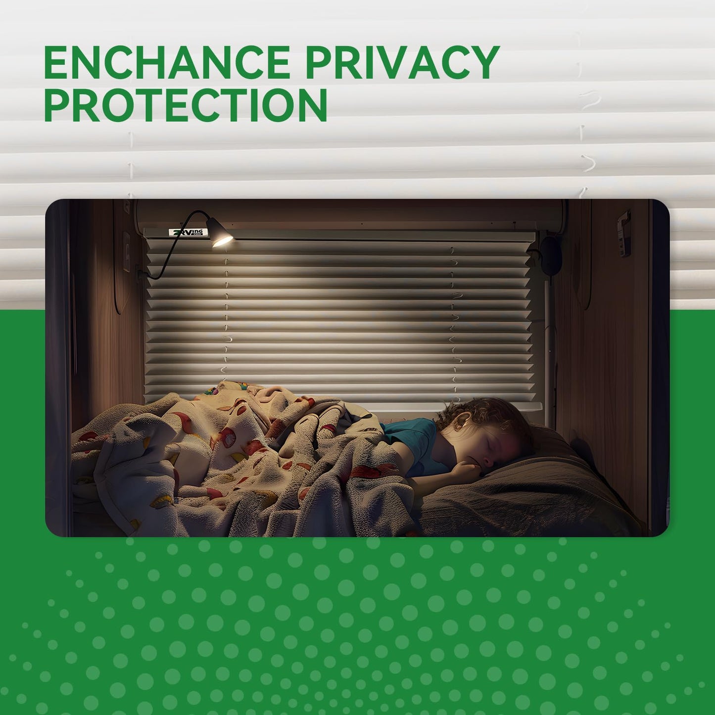 RV Blinds for Camper Windows, Camper Replacement Blinds, Privacy Protection, RV Window Shades for RV, Camper, Travel Trailer, Grey (16" W x 18" L)