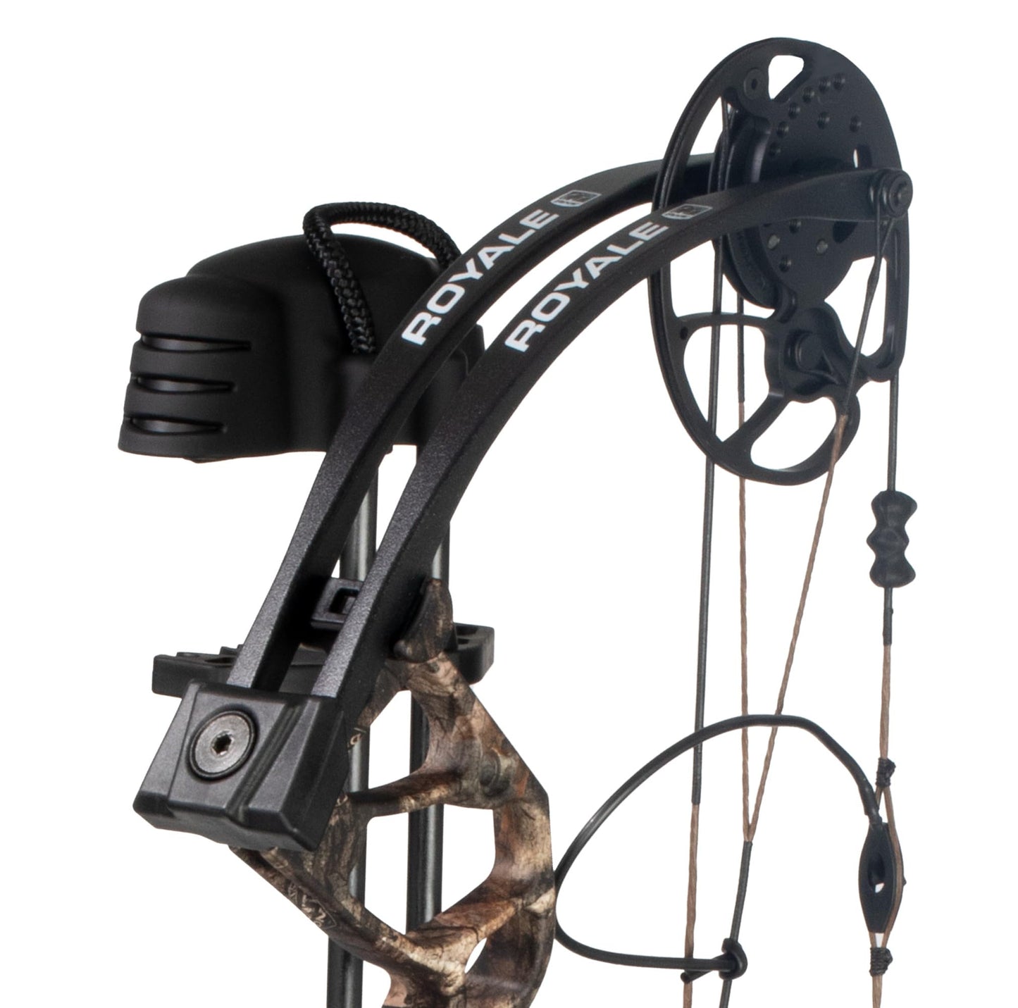 Bear Archery Royale Ready to Hunt Compound Bow Archery Set with Archery Accessories for Adults and Youths, 12”- 27” Draw Length, 5-50 Lbs Draw Weight, Up to 290 FPS