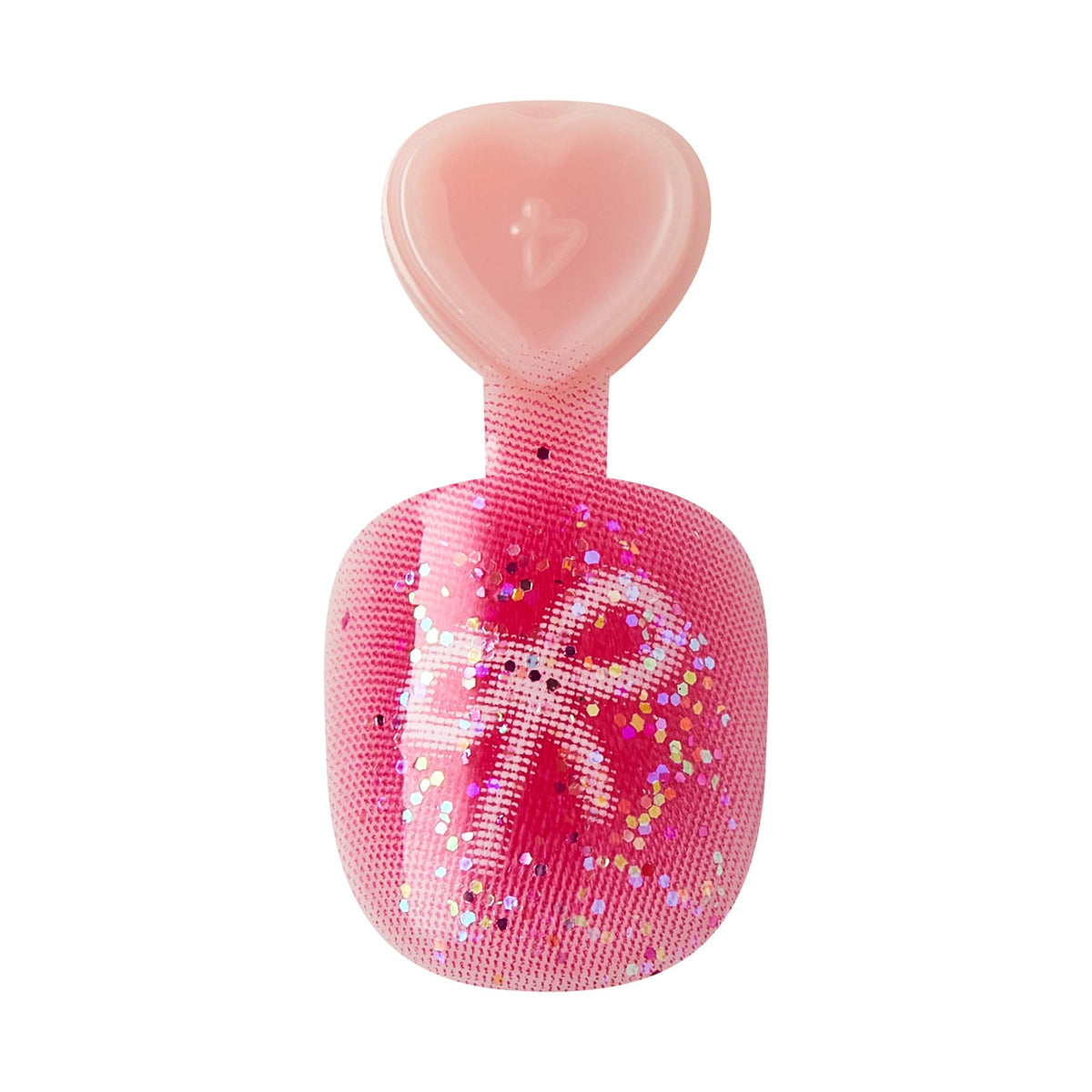 KISS imPRESS MINI Holiday Press On Nails for Kids, ‘Hahaha Ugh’, Pink, Child Size, Squoval Shaped, Mess-Free, Mom Approved, Non-Toxic, Breakaway Application Tabs, Nail File, 20 Fake Nails