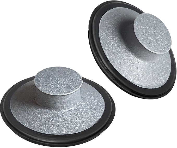 RQYEKDO Kitchen Sink Stopper, Stainless Steel 3-1/2 inch Universal Sink Plug Cover for Garbage Disposal Flange Drain,Fit for InSinkErator, Moen,Waste Maid, and Moreï¼Gray