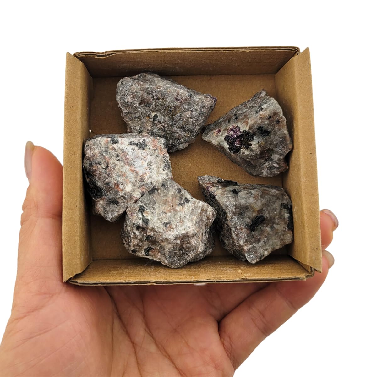 Natural Raw Crystals Rough Stones Rocks for Tumbling Polishing Cabbing Gemstones Crystals and Healing Stones for Wicca Reiki,Fountian Rocks for Decorations (Flame Yooperlite)