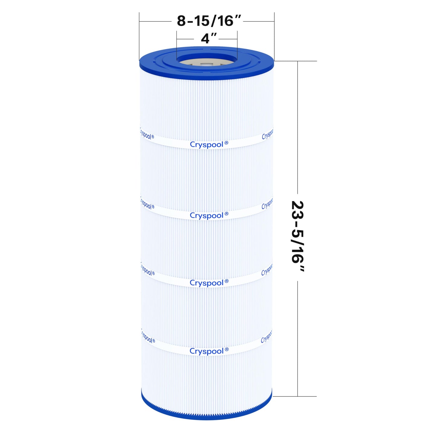 Cryspool® 08055 Filter Compatible with Hayward C1200, CX1200RE, PA120, C-8412, Ultra-B2, FC-1293, Clearwater II 125, 817-0125N, 120 Sq. Ft Pool Filter Cartridge, 1 Pack