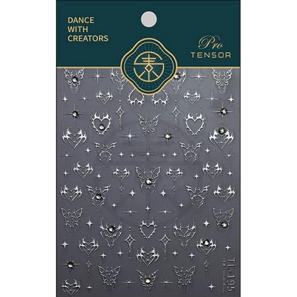 Star Nail Art Stickers Decals, Silvery Star Nail Stickers for Nail Art, 5D Embossed Nail Decals Silvery Manicure Supply for Women Nails Decoration