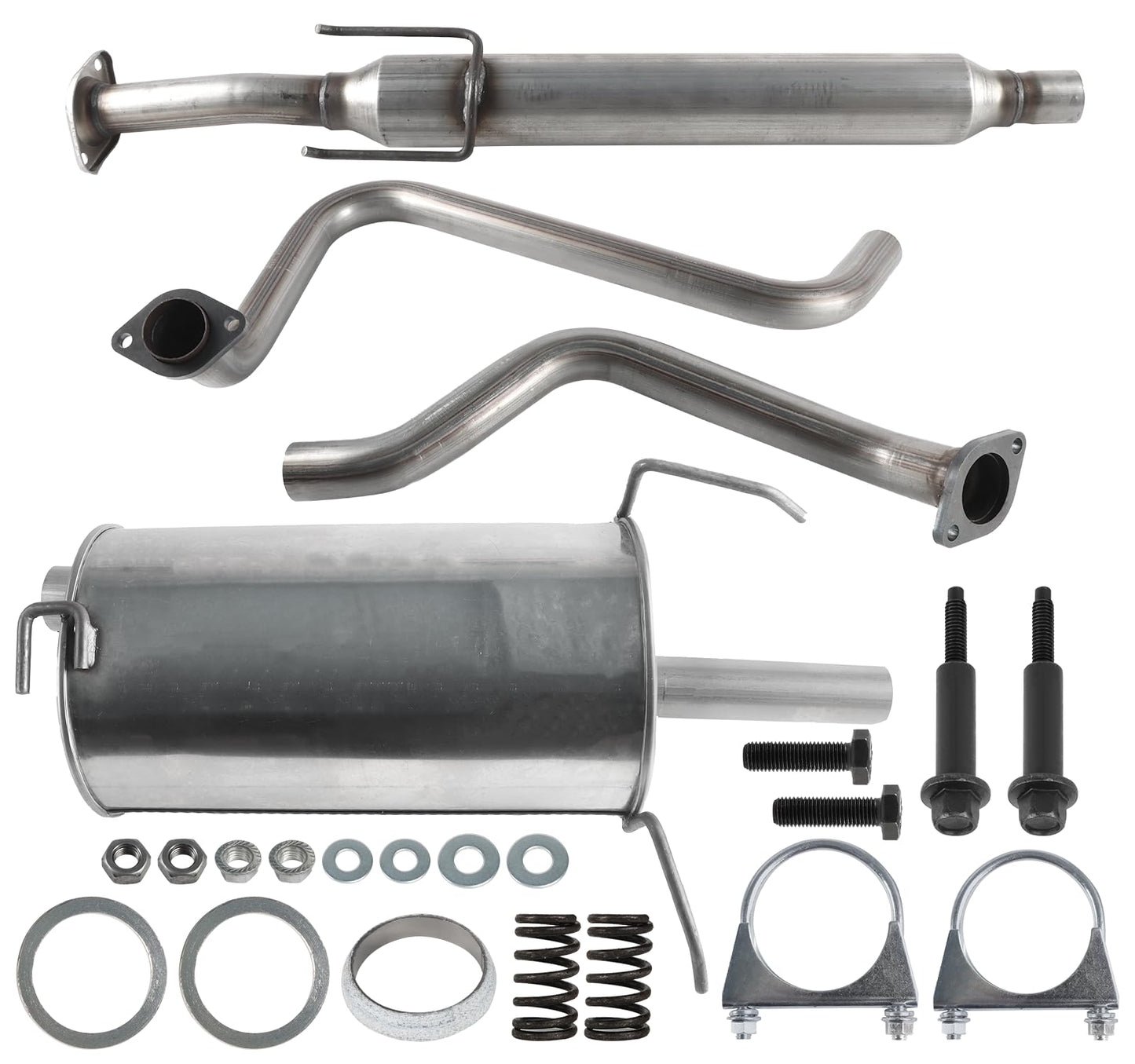 SleYuYir Resonator Pipe Rear Axle Pipe Muffler Exhaust System Replacement Parts for Nissan Sentra 2007 2008 2009 2010 2011 2012 2.0L
