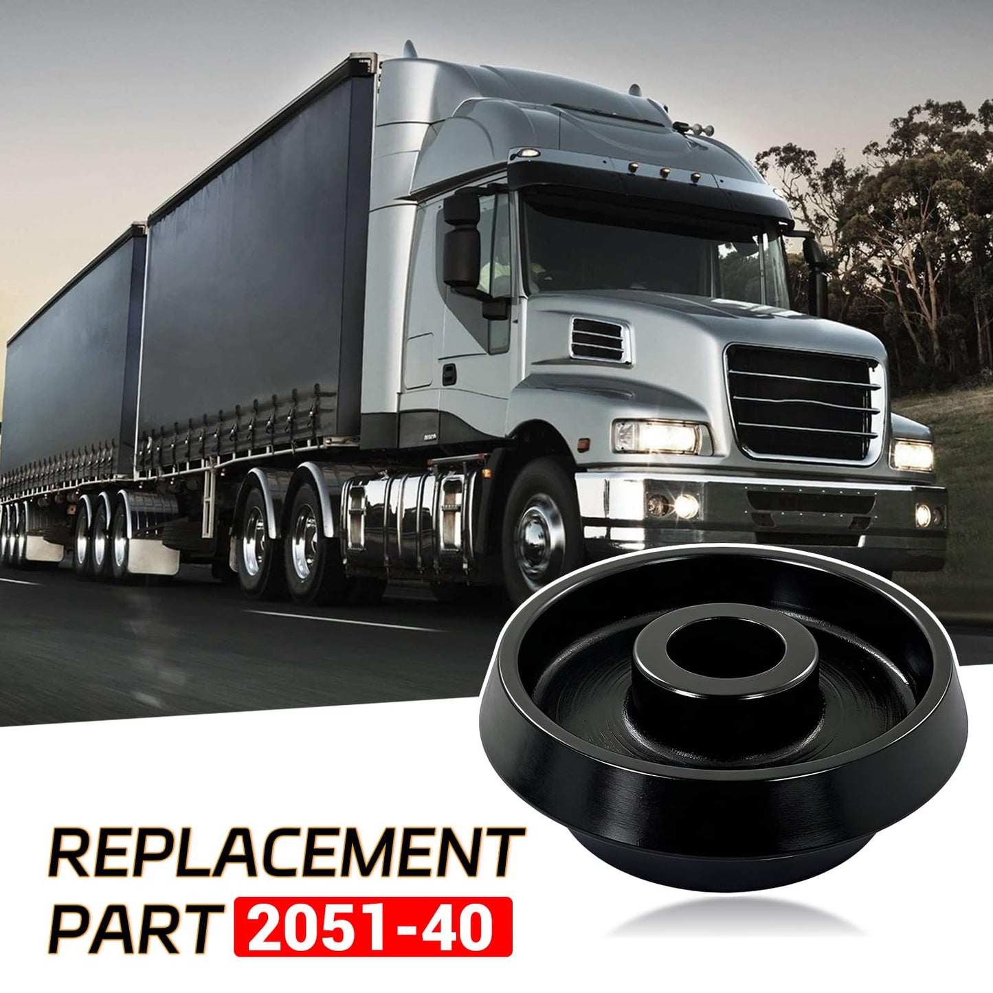 Wheel Balancer Truck Dual Collet Centering Cone 4.72"-6.85" Fit for 40mm Shaft Replace 2051-40 205140
