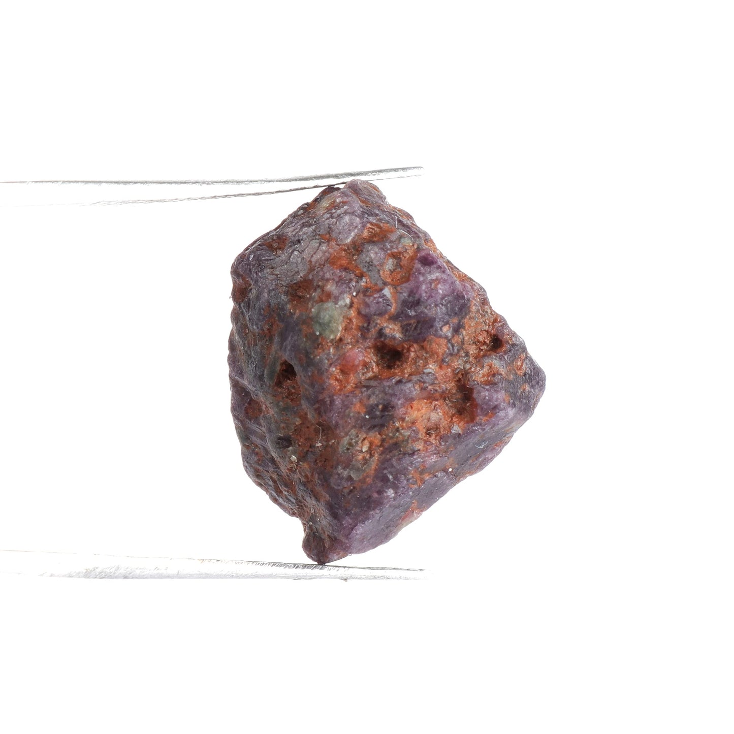 GEMHUB A Grade Natural Raw Rough Red Ruby 26.35 Ct Healing Crystal Rough Ruby Stone for Cabbing
