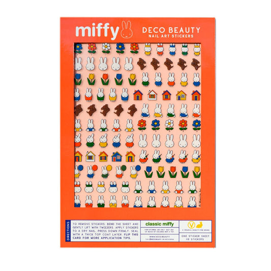 Deco Beauty Classic Miffy-Super Thin & Easy-to-Apply Nail Art with the Cutest Designs-Durable & Long-Lasting Nail Art Stickers and Decals for Women, for DIY At-Home Manicures & Salon-Quality Nails