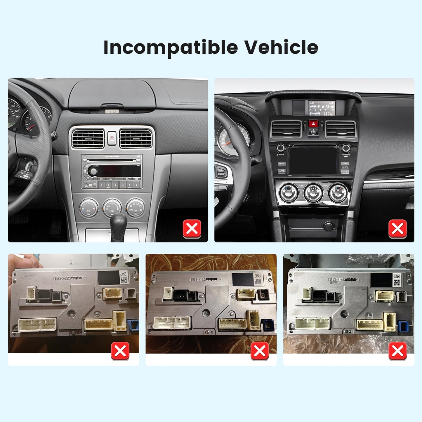 [8-Core 6+128GB] Android 15 Car Stereo for 2008-2012 Subaru Forester Impreza WRX Radio, 9 Inch IPS Touch Screen Radio Wireless Apple Carplay Android Auto, Bluetooth GPS WiFi 32EQ/DSP/FM/SWC Backup Cam