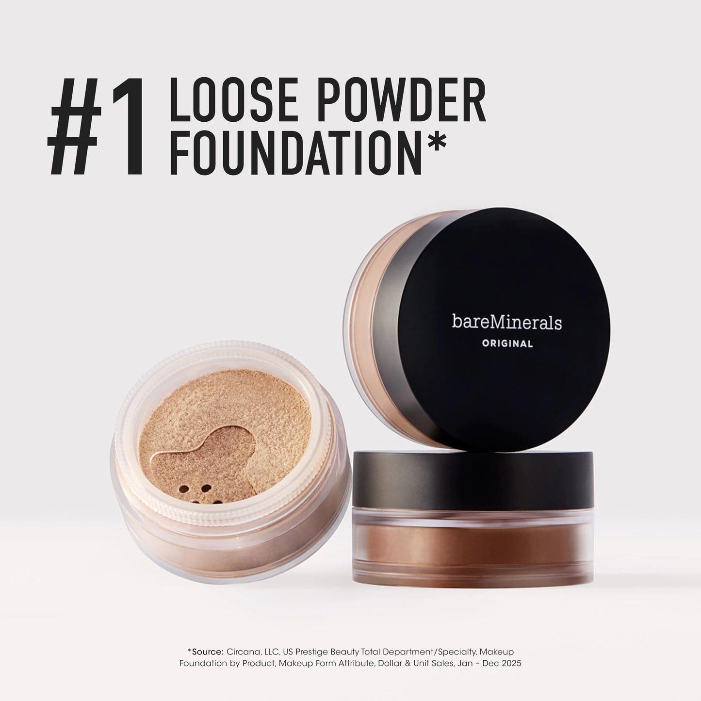 Original Loose Powder Foundation SPF 15, Golden Medium 14, Vegan, Cruelty-Free & Dermatologist-Tested