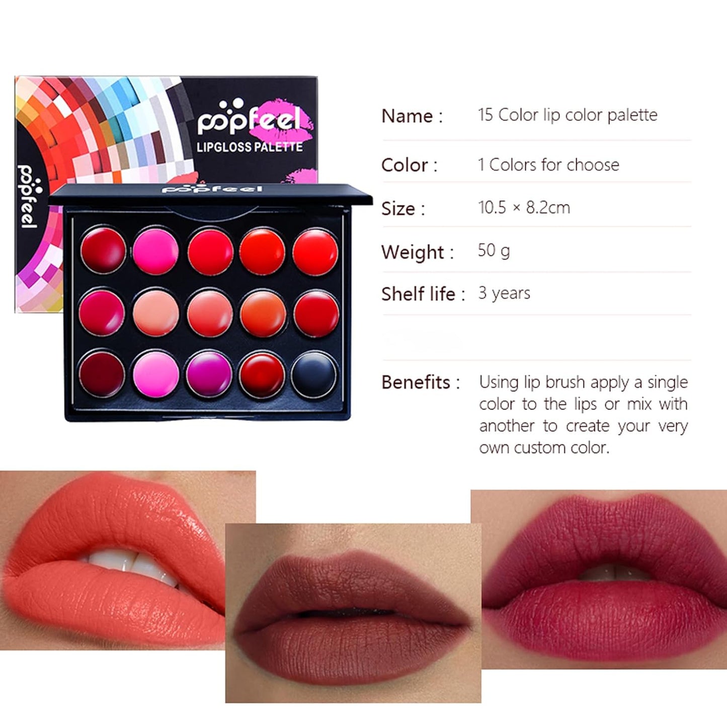 All in One Makeup Kit For Beginners Full Kit, Full Makeup Kit For Teen Girls, Makeup Gift Set, Include Eyeshadows, Concealer, Cosmetic brush, Lip Gloss, Lipstick, Powder puff, Mascara -005