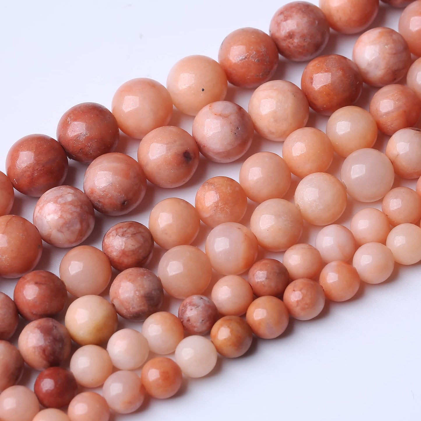 36PCS 10MM Natural Pink Aventurine Stone Beads Energy Healing Beads for DIY Jewelry Bracelet Necklace Making for Jewelry Making15Inch