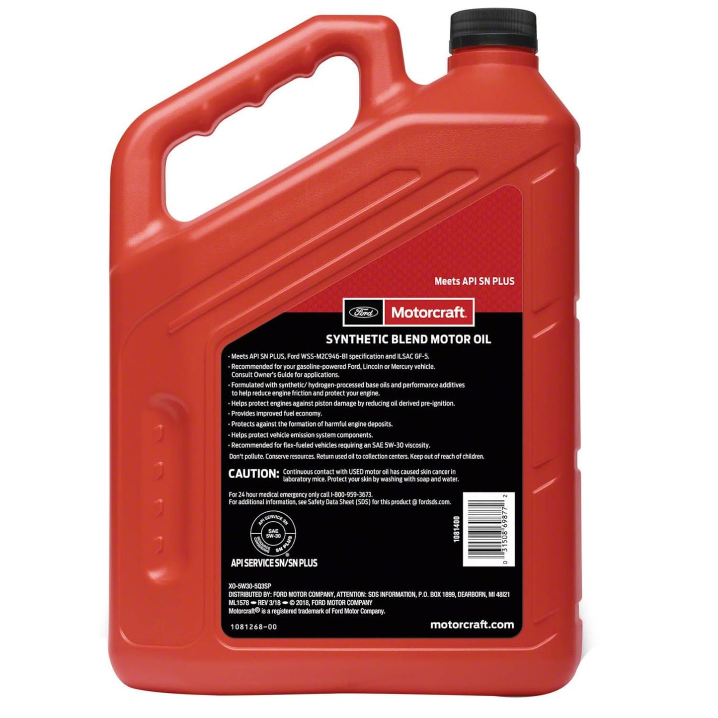 MOTORCRAFT - Oil - Engine (XO5W305Q3SP)