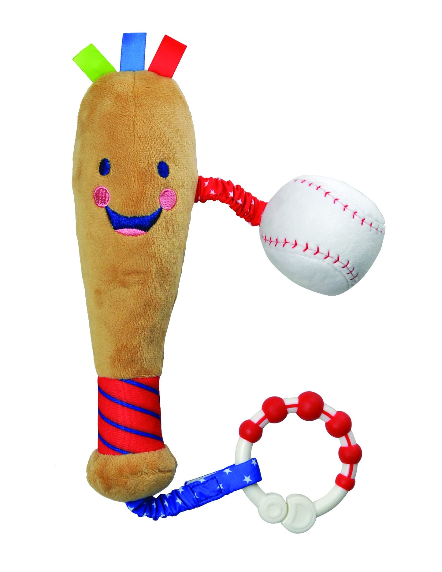 Little Sport Star Newborn Baby Baseball Toy | Ideal Toy from Birth to 12 Months | Multi Sensory Toy | Extra Sensory Features for Babies | Part of the Collection for Babies