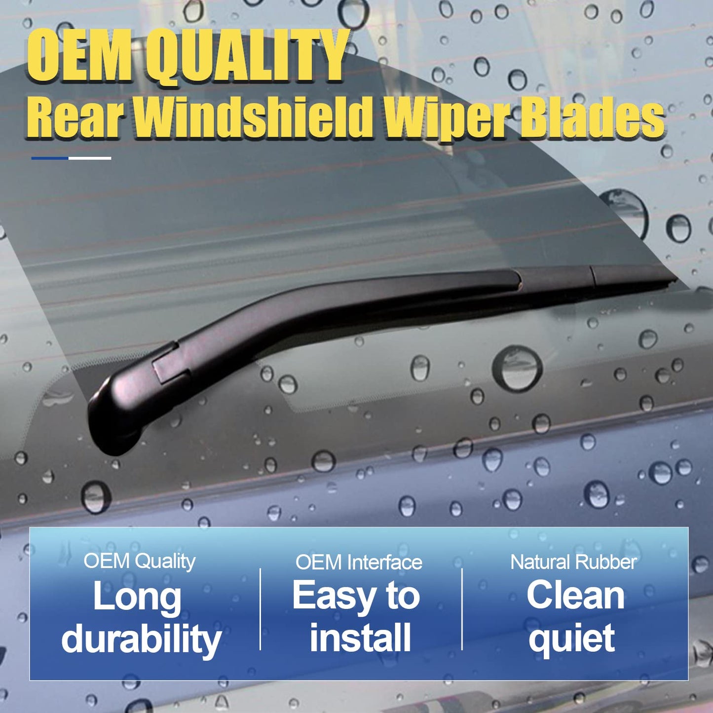 3 wipers Replacement for 2011 2010 2009 2008 2007 Honda CRV CR-V 20018 2017 2016 2015-2007 Acura RDX, Windshield Wiper Blades Original Equipment Replacement - 26"/16"/14" (Set of 3) U/J HOOK