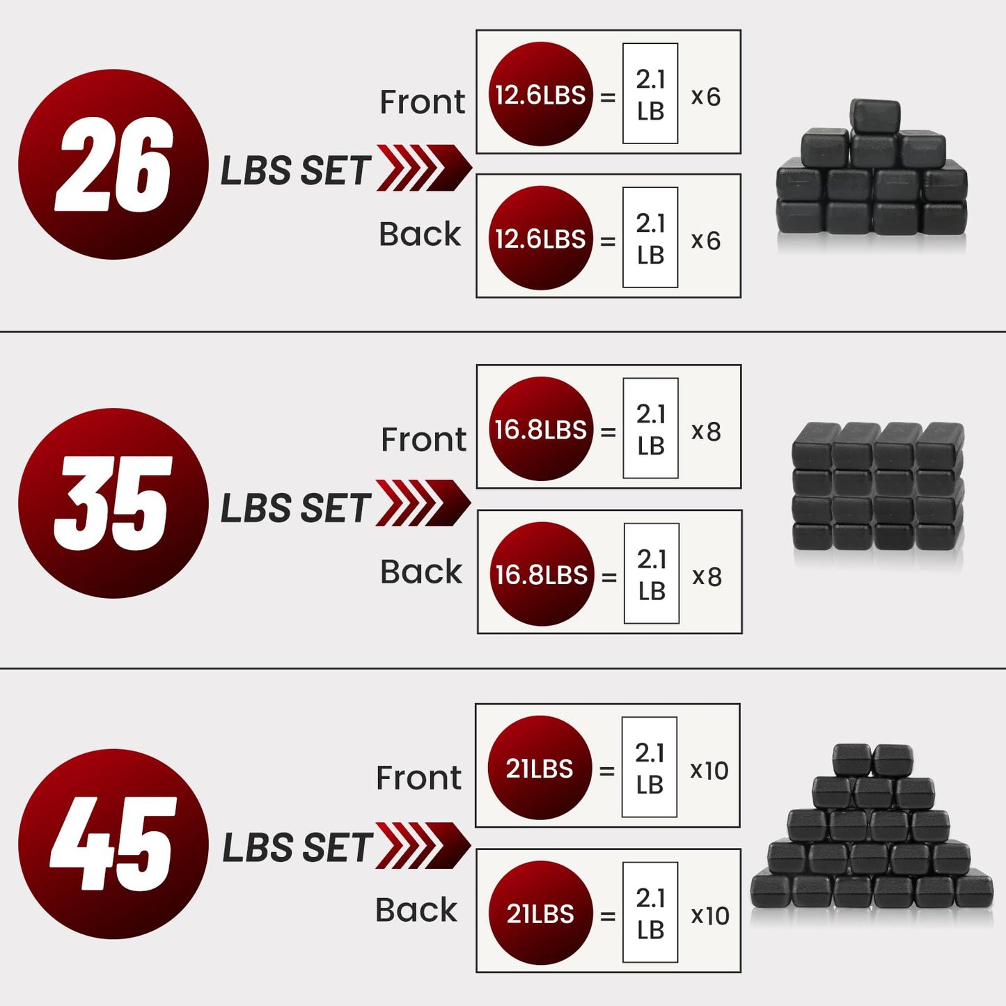 Weighted Vest Men 26lbs | 35lbs | 45lbs, Weighted Workout Vest With Removable Iron Weights, Weight Vest for Men and Women, Heavy Duty Weighted Exercise Vest for Strength Training Running Walking