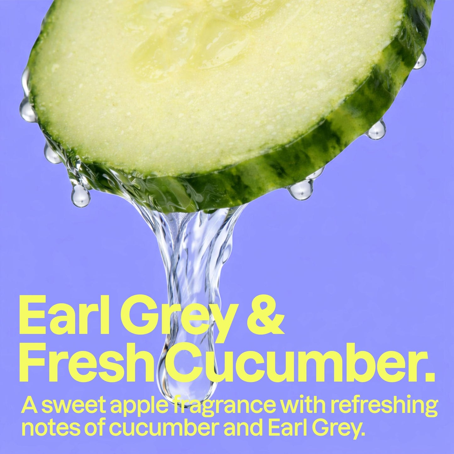 ATTITUDE Liquid Hand Soap, EWG Verified, Plant and Mineral-Based, Vegan Personal Care Products, Earl Grey & Fresh Cucumber Scent, Bulk Refill Format, 67.6 Fl Oz