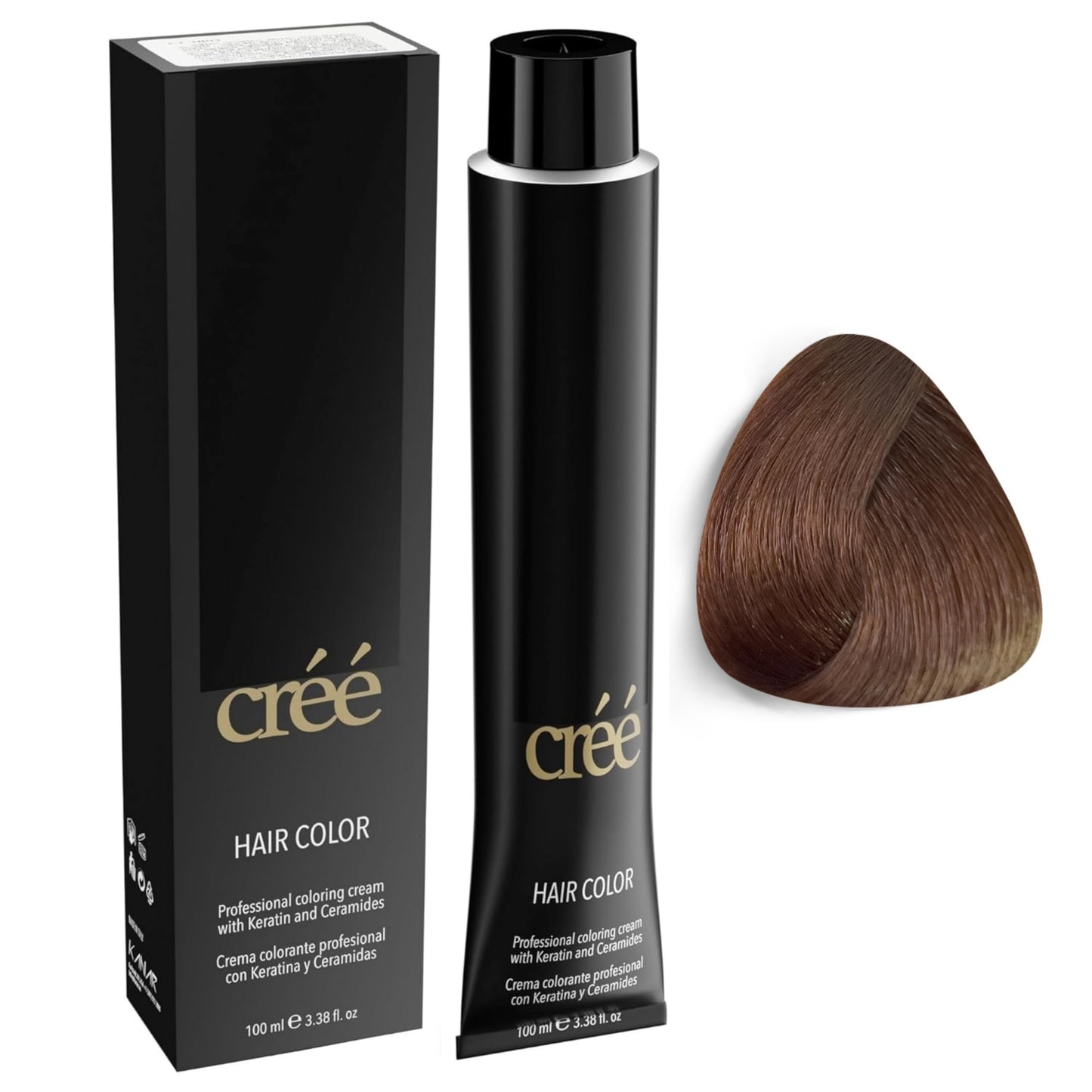 Cree Professional 7.13 - Bronze Permanent Hair Color - Long Lasting, Rich Vibrant - Gray Coverage 100ml - 3.4 fl.oz.