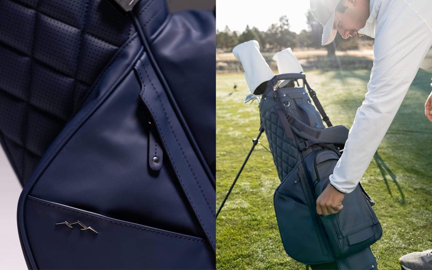 Sun Mountain Men's Matchplay LS Lightweight Stand Golf Bag 4-Way Top - 9 Pockets, Dual Strap System, Push & Electric Cart Compatible Compression Base, 2025 Model - Fog