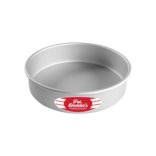 Fat Daddio's Anodized Aluminum Round Cake Pan, 8 x 2 Inch