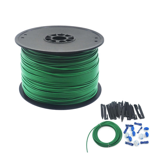 Multisland Universal 1500FT Robotic Mower Boundary Wire Automatic Lawnmower Perimeter Wire and 20FT Robotic Lawnmower Boundary Wire Splice Kit