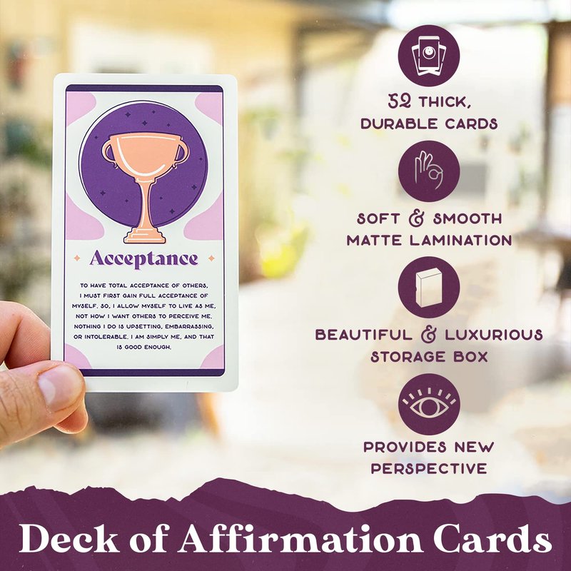 Purple Canyon Meditation Starter Kit | Sage Smudge Kit Includes Manifestation Journal, Affirmation Cards, Sage, and Palo Santo | A Guide to Meditation for Beginners