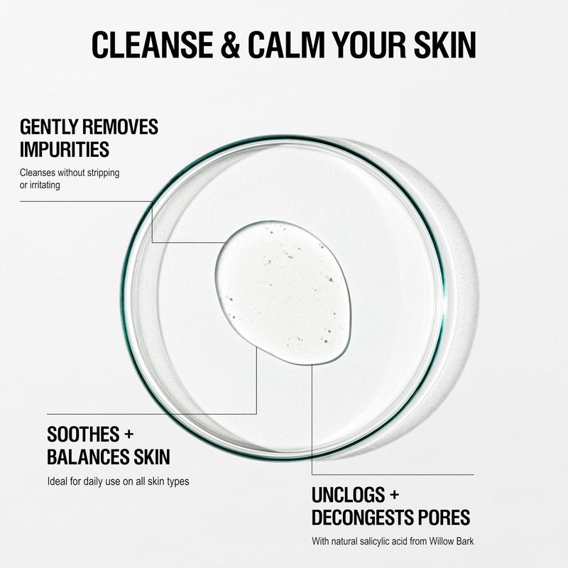 Grown Alchemist Gentle Gel Facial Cleanser (200ml) Natural Face Wash. Hydrating Bergamot & Rosebud Exfoliating with Willow Bark, a Salicylic Acid Alternative.