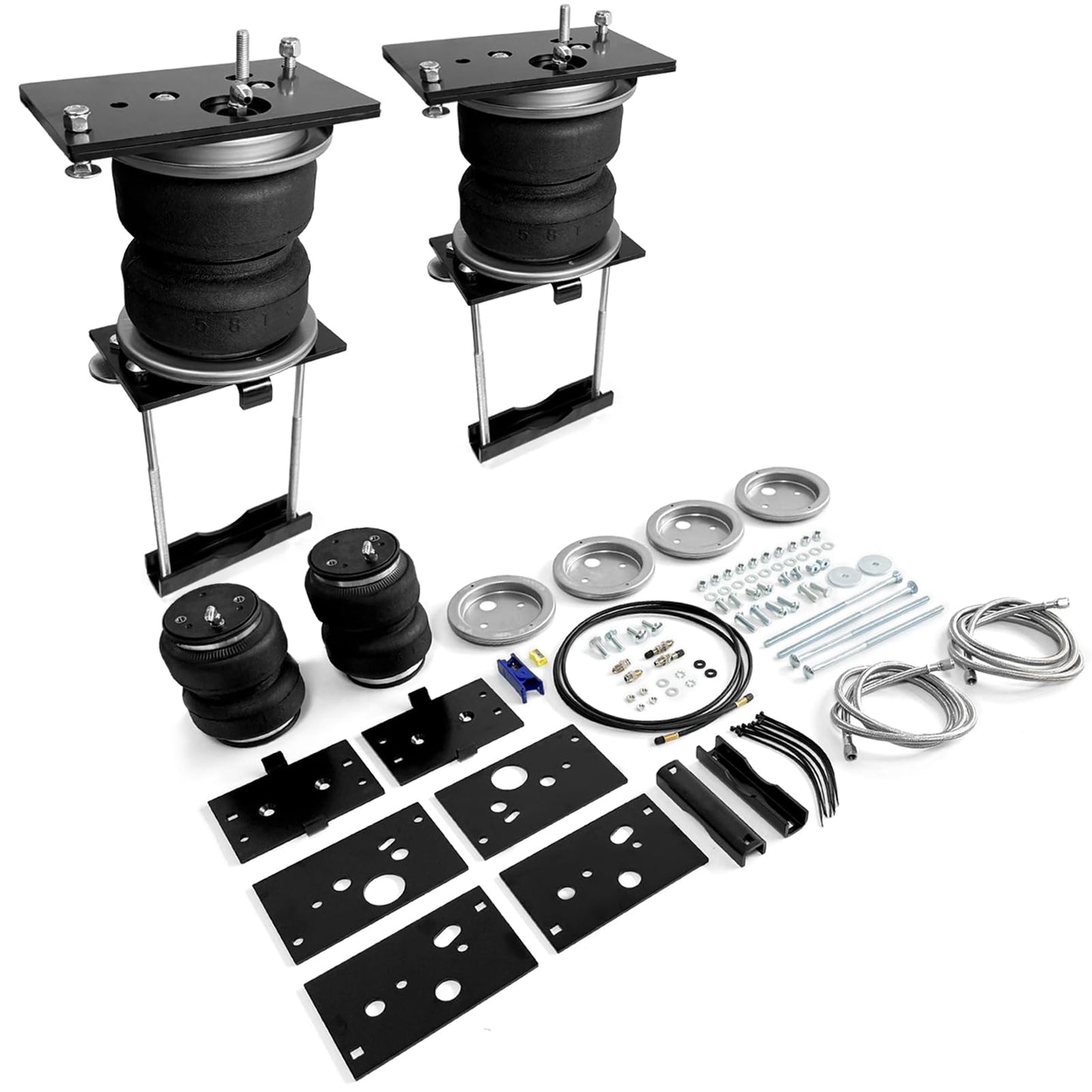 FLOVENTIS 2PCS Air Spring Bags Suspension Kit for 2014-2024 Ram 2500 2WD and 4WD Pickups Ultimate Plus Rear Helper Bag Spring Towing 5000 lbs (7X89289)