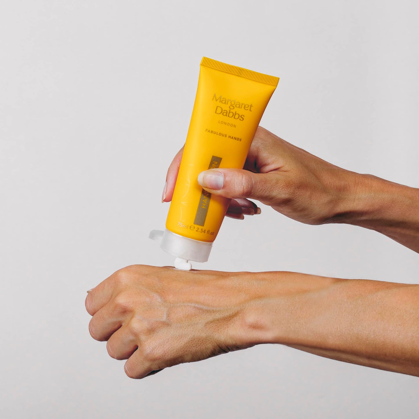 Margaret Dabbs London Intensive Hydrating Hand Cream with Anti-Ageing Ingredients Improves Skin Firmness, Mandarin Scented 75ml