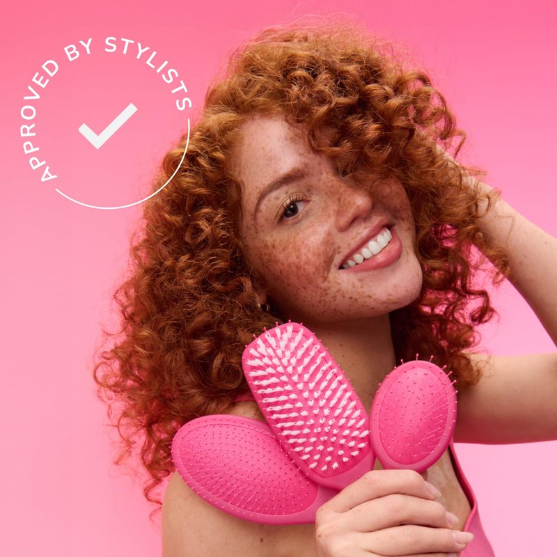 Wet Brush Speed Dry Hair Brush - Sky Blue - Vented Design and Ultra Soft HeatFlex Bristles Are Blow Dry Safe With Ergonomic Handle Manages Tangle and Uncontrollable Hair - Pain-Free