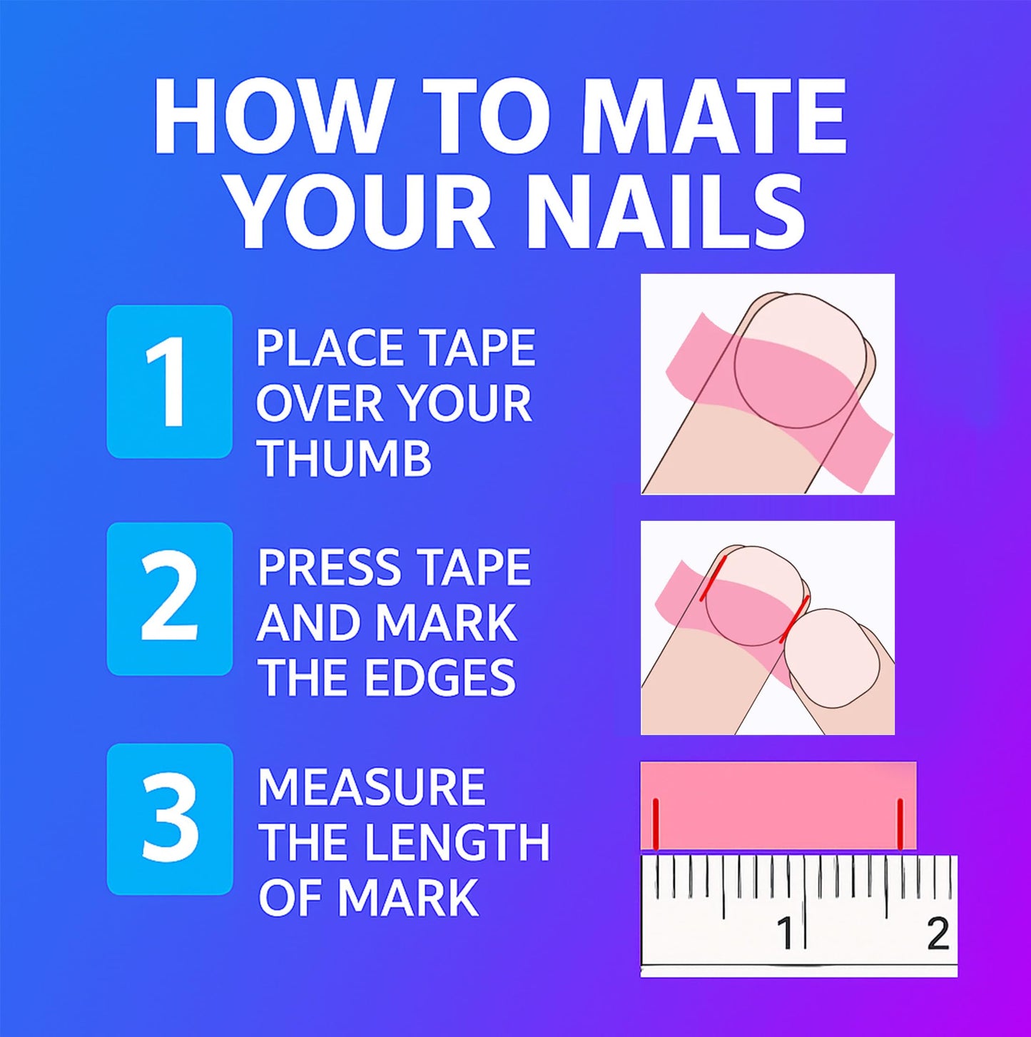 IntoVibes Purple Shimmer Press On Nails XL Handmade Curved Down Groove Design, Metallic Plum Long Nails, Reusable Fake Nail Tips, Salon Quality for Special Occasions, Square Acrylic Nails (L)